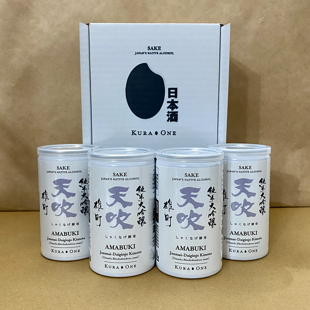 KURA ONE® 天吹 雄町 純米大吟醸 生酛 しゃくなげ酵母 180mL*4本パック KURA ONE® 天吹 雄町 純米大吟醸 生酛 しゃくなげ酵母 180mL*4本パック
