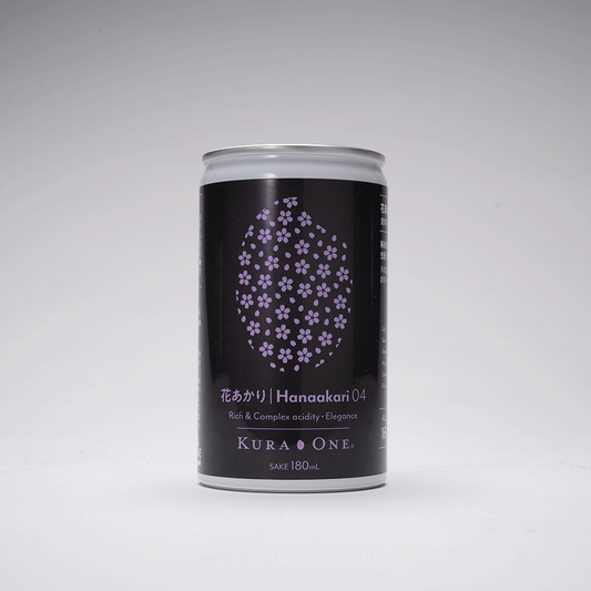 KURA ONE® 花あかり04 純米大吟醸 雄町 しゃくなげ酵母 生酛 天吹 日本酒缶180mL