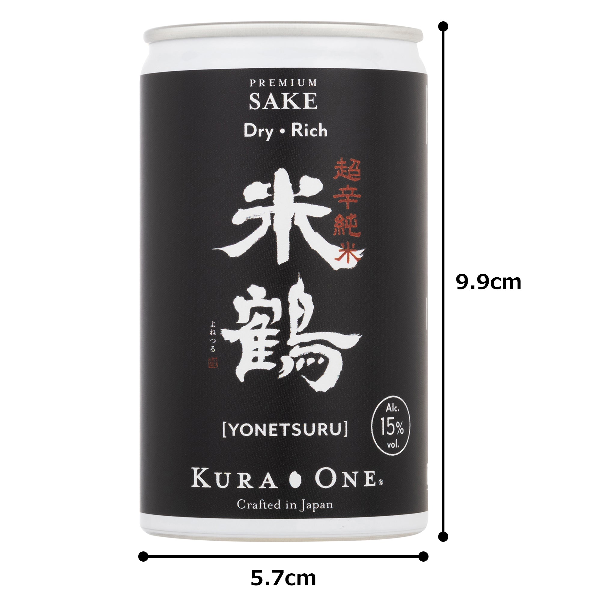 KURA ONE® 米鶴 超辛 純米 180mL