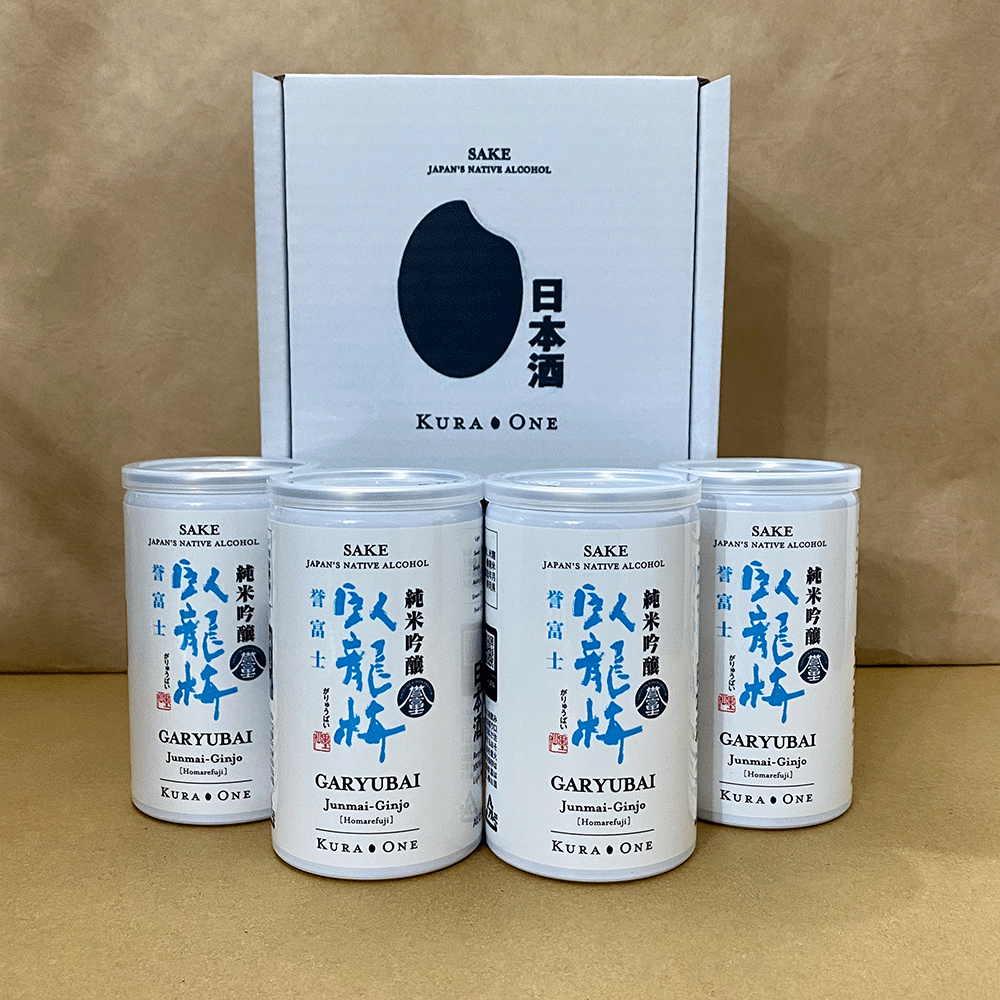 KURA ONE® 臥龍梅 誉富士 純米吟醸 180mL*4本パック