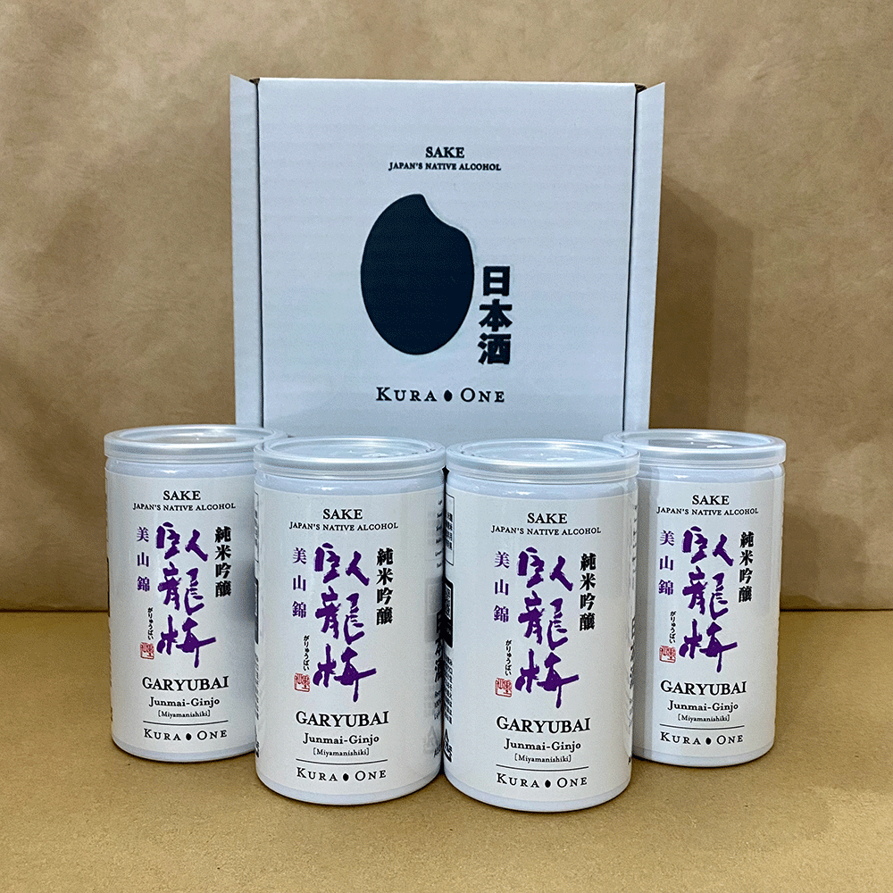 KURA ONE® 臥龍梅 美山錦 純米吟醸 180mL*4本パック