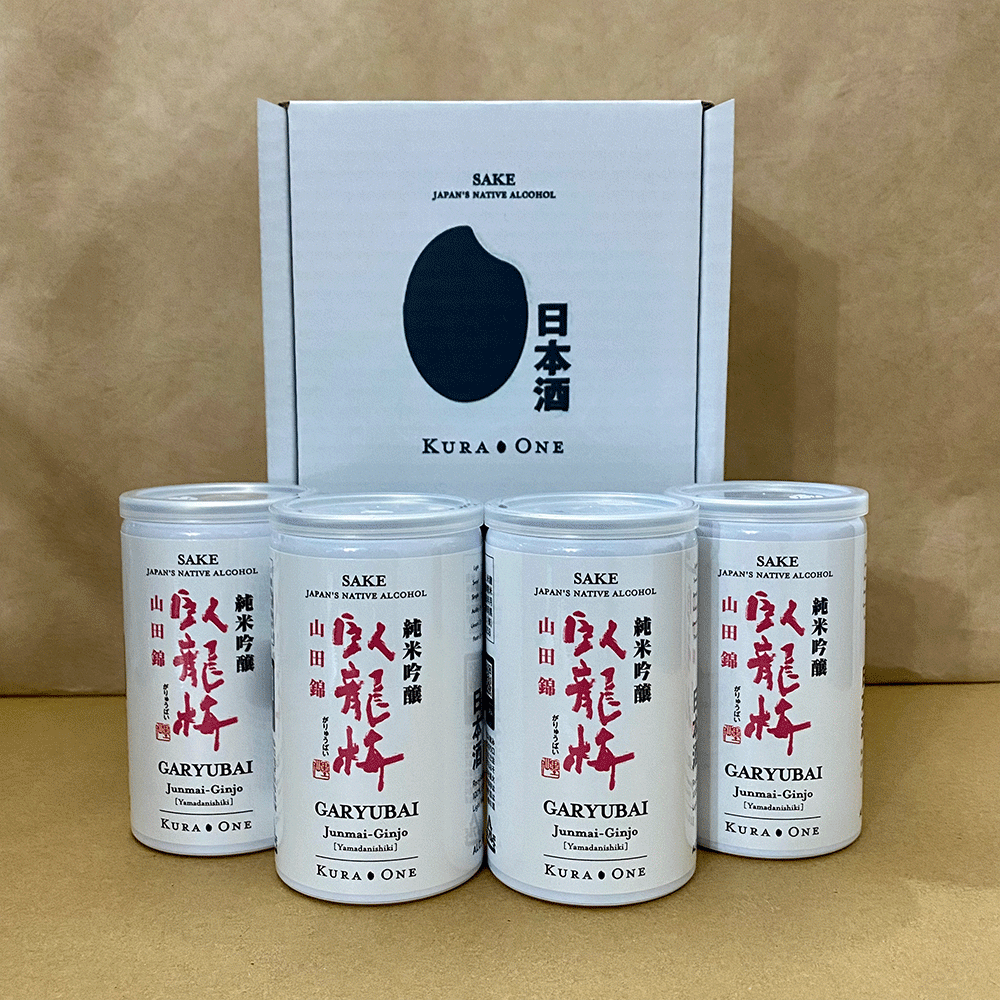 KURA ONE® 臥龍梅 山田錦 純米吟醸 180mL*4本パック