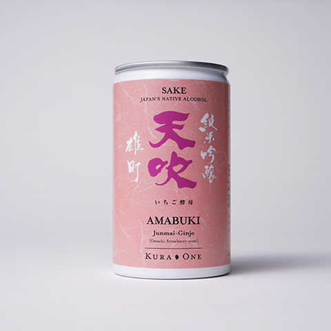 KURA ONE®Amabuki Omachi Junmai-ginjo Strawberry-yeast 1 box (180 ml * 30 cans)