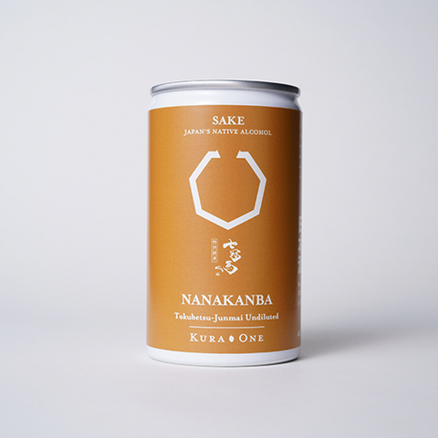 KURA ONE®Nanakanba Tokubetsu-junmai undiluted 1 box (180 ml * 30 cans)