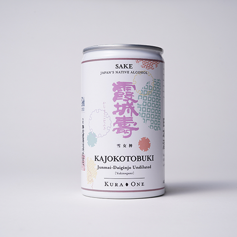 KURA ONE®Kajokotobuki Yukimegami Junmai-daiginjo undiluted (180ml)