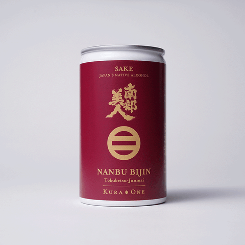 KURA ONE® 厳選3銘柄 アルミ缶日本酒 (180ml*3缶) + 冷感桜酒器2個