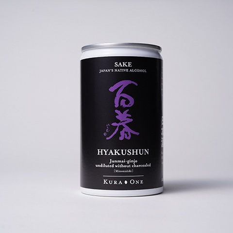 KURA ONE®Hyakushun Minonishiki Junmai-ginjo undiluted without charcoaled 1 box