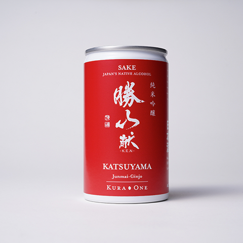 KURA ONE®勝山 献 純米吟醸 1箱 (180ml * 30缶) / KURA ONE®Katsuyama Ken Junmai-ginjo 1 box (180 ml * 30 cans)